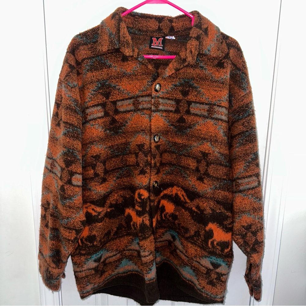Mazmania Fleece Western Shacket